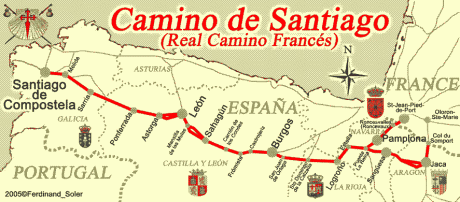 El camino Original/Real, 870 km Francia/Espana.